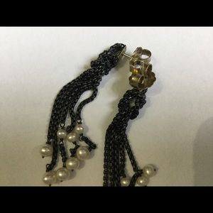 David Yurman Pearl drop earrings